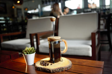 Open image in slideshow, Bamboo French Press - Bo's Coffee