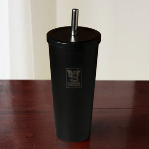 Reusable Acqua Boba Cup Black, from Bo's Coffee Philippine Coffee Shop