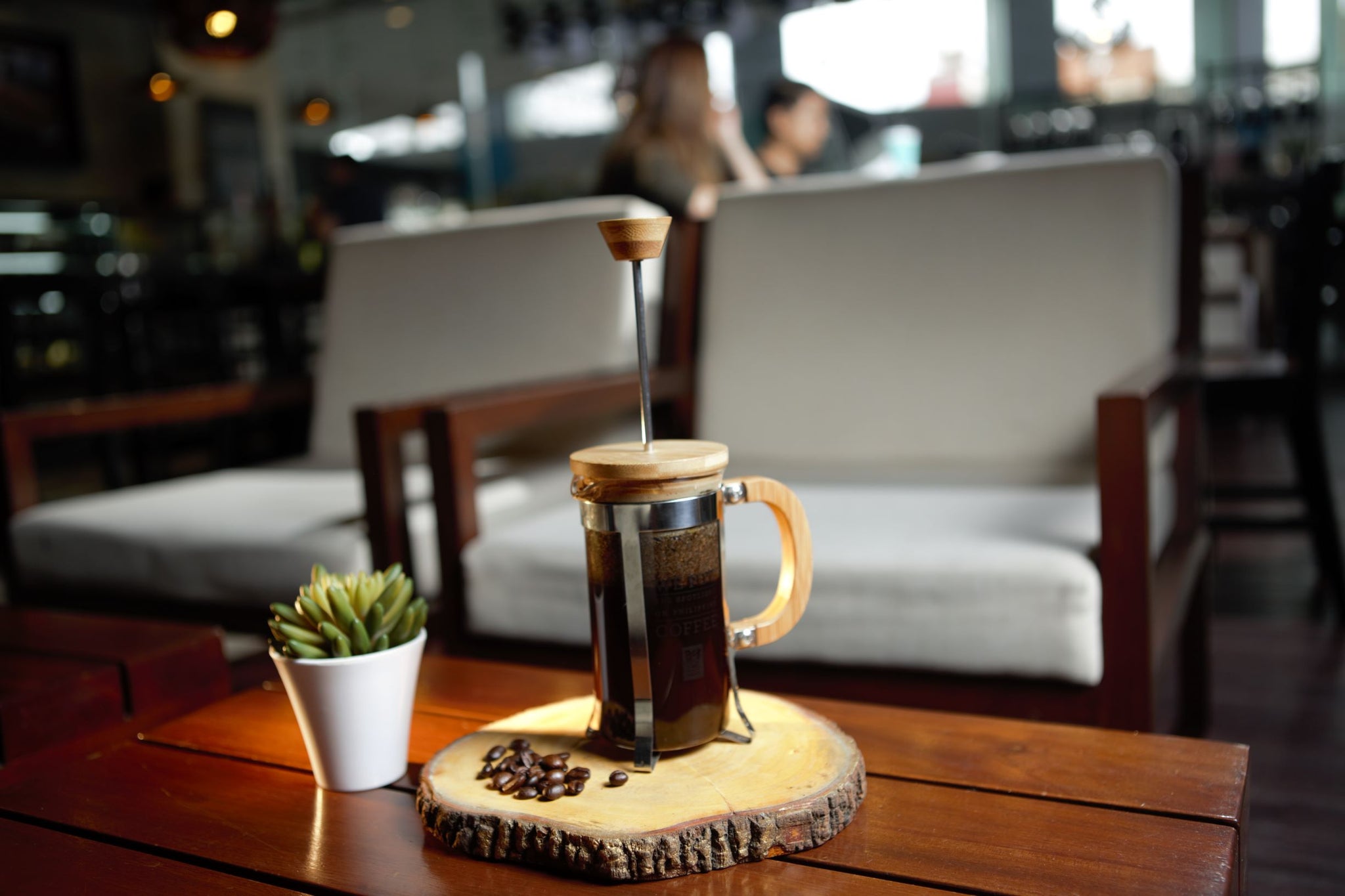 Bamboo French Press, Philippine Coffee, Store