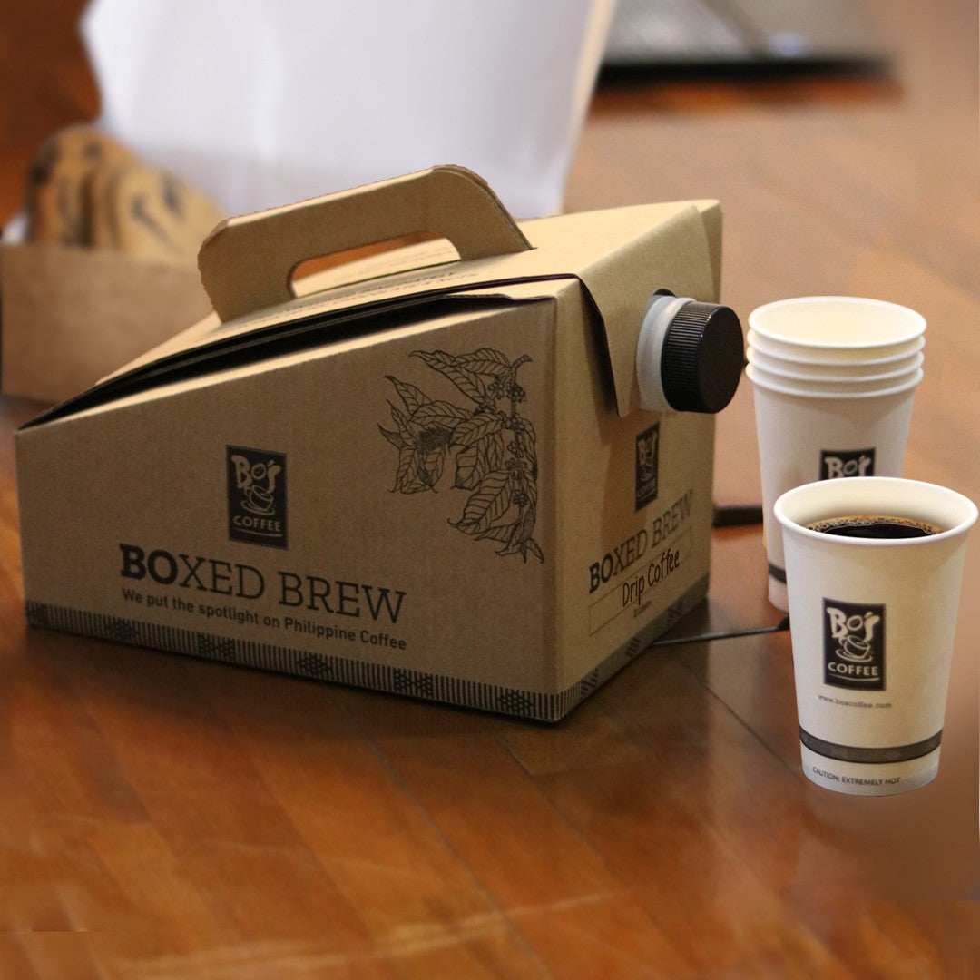 Philippine Coffee with Boxed Brew and 5pcs of cups.